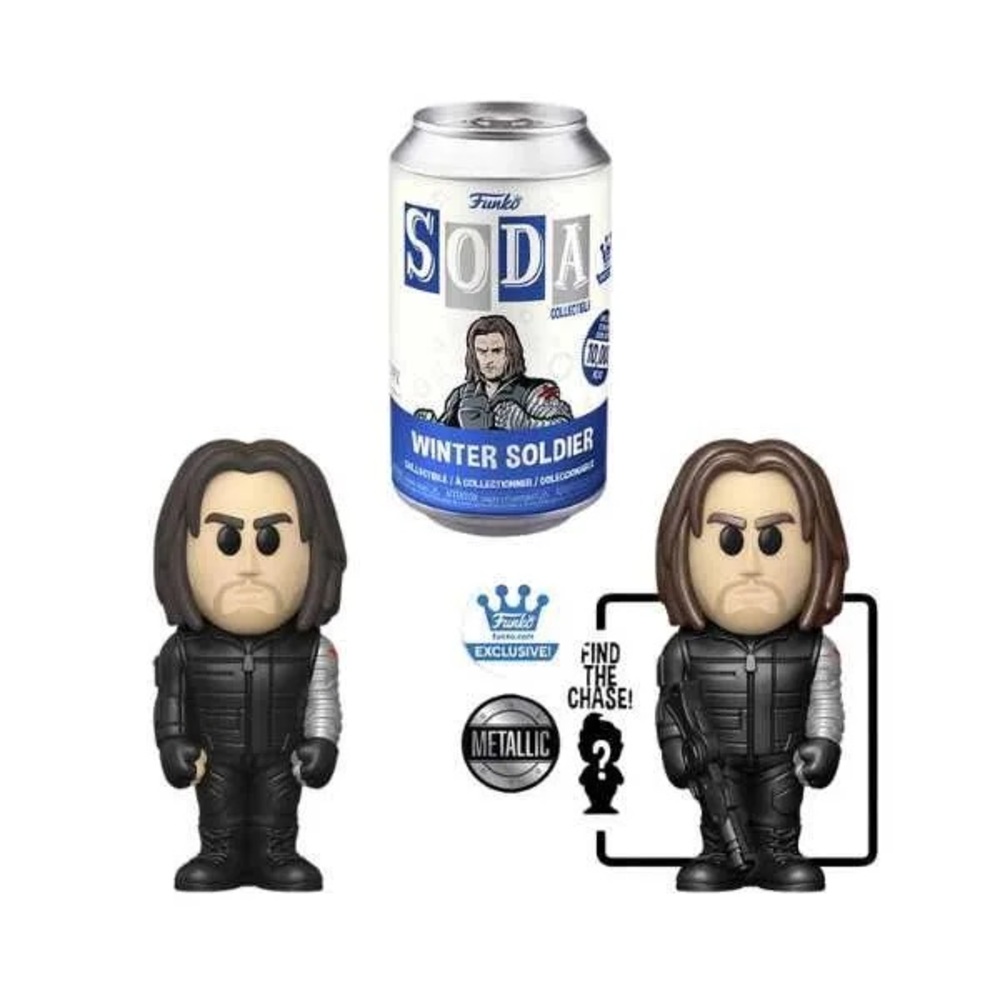 NEW LIMITED EDITION WINTER SOLDIER FUNKO VINYL SODA SEALED CAN
